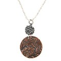 Silvermoon Sterling Silver and Copper Disc Necklace