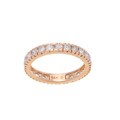14k Rose Gold 1 1/2ct TDW Diamond Eternity Wedding Band (H-I, I2-I3)