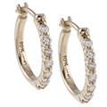 10k Yellow Gold 1/6ct TDW Diamond Earrings (J-K, I2)