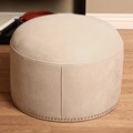 Small Studded Fabric Ottoman (Peru)