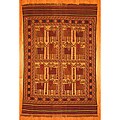 Sumak kilim rug truths Afghani Hand-woven Beige/ Rust Tribal Soumak Kilim Wool Rug (6'2 x 9'4)