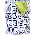 Honey Can Do HMP-01565 Blue/ White Pop-open Hamper