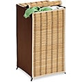 Honey Can Do HMP-01619 Bamboo Wicker Hamper with Lid