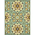 Chime Blue/ Multi Rug (5'3 x 7'7)