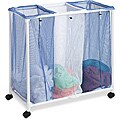 Honey Can Do HMP-01629 3-Bag Mesh Rolling Hamper