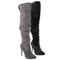 Journee Collection Women's 'Casanova-10' Ruched Over-the-knee Boots