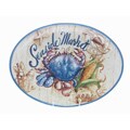Certified International Seaside Market 16x12-inch Oval Platter