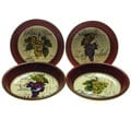 Certified International Wine Tour 9.5-in Pasta/ Soup Bowls (Set of 4)