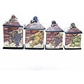 Certified International Wine Cellar 4-piece Canister Set