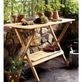 Wood Console Table/ Potting Bench