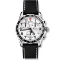 Swiss Army Men's 'Chrono Classic' Black Leather Strap Watch