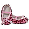 Pink Leopard Print Infant Girl Crib Shoes