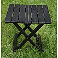 Black Folding Adirondack Side Table