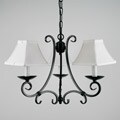 Wrough Iron 3-light Chandlier