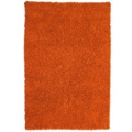 Hand-woven Shagadelic Copper Chenille Rug (2'6 x 4'2)