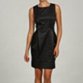 Jessica Simpson Women's Black Tank Jacquard Dress