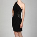 Jessica Simpson Women's One-shoulder Sequin Waisted Dress