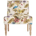 angelo:HOME Bradstreet Antique Floral Bird Armless Chair