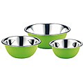 Elo Classic Color Stainless Steel 3-piece Green Mixing Bowl Set
