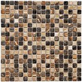 Somertile 12x12-in Samoan Mini 9/16-inch Highlands Porcelain Mosaic Tiles ...