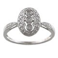 Sterling Silver 1/3ct TDW Diamond Fashion Ring (G-H, I1-I2)