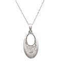 Sterling Silver 1/5ct TDW Diamond Necklace (GH, I1-I2)
