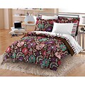 Vintage Blossom 7-piece Full-size Microfiber Bed in a Bag with Sheet Set