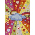 Hand-tufted Horizon Alliyah Kids Multicolor Wool Rug (4' x 6')