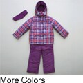 Pink Platinum Girl's Plaid Snowsuit FINAL SALE