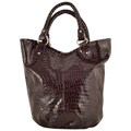 Parinda Women's Adria Croco Embossed Faux Leather Travel Tote