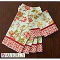 Waverly May Medley Aquamarine Dish Cloths (Pack of 6)