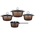Elo Pure Maroon Cast Aluminum Non-Stick 7-pc Cookware Set