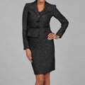 Anne klein Women's Belted Skirt Suit
