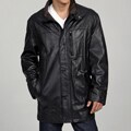 Andrew Marc Men's Black Leather Jacket FINAL SALE