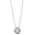 Tacori IV Sterling Silver Cubic Zirconia Bloom Necklace
