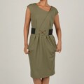 Robbie Bee Women's Ottoman Career Sheath Dress