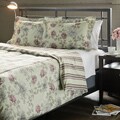 Water Flower Purple Full/ Queen-size Comforter Set