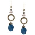Alexa Starr Blue Jade Dangle Earrings