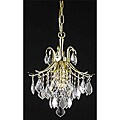 Crystal Gold 3-light 64924 Collection Chandelier