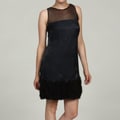 London Times Women's Shimmer Sleeveless Dress