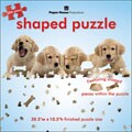 Paper House 'Golden Retriever Puppies' 500-piece Shaped Jigsaw Puzzle