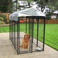 Lucky Dog Black Uptown Welded Wire Dog Kennel