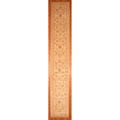Afghani Hand-knotted Beige Oushak Wool Rug (2'8 x 16'4)
