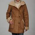 Jones New York Women's Faux-fur Hooded Toggle Coat FINAL SALE