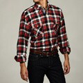 Nautica Men's Tartan Large Plaid Woven Shirt