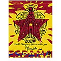 Athol Moult 'World Champions' Nelson Mandela Limited Edition Canvas Print Art