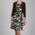 Jessica Howard Women's 2-Piece Geometric Print Dress