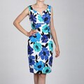 Jessica Howard Women's Surplice Bodice Sindonesiae Ruch Sheath Dress