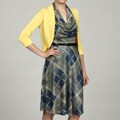 Jessica Howard Women's 3/4-sleeve Bolero Sweater