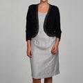 Jessica Howard Women's Plus Bolero Sweater